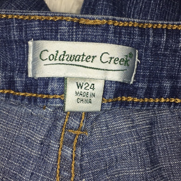 Coldwater Creek dark wash jeans size 24 EUC - Picture 8 of 8